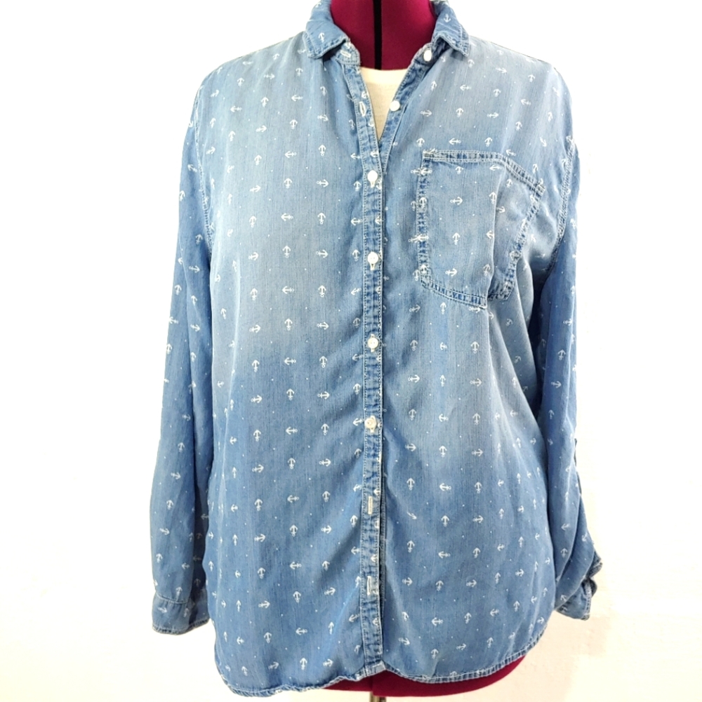 ID:23 TENCIL BUTTON SHIRT(110)